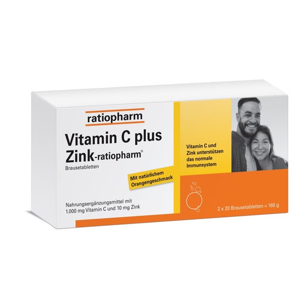 Vitamin C plus Zink-ratiopharm 40 St