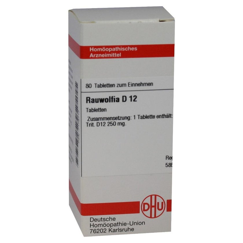 Rauwolfia D 12 Tabletten 80 St