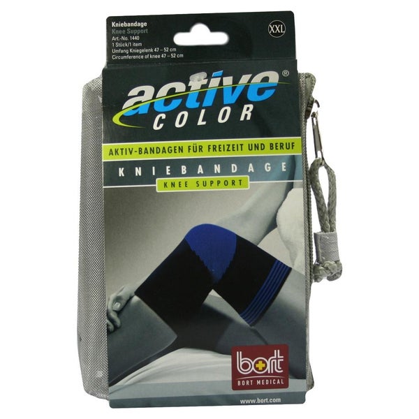 BORT Activecolor Kniebandage XXL schwarz 1 St
