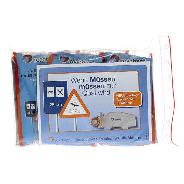 Roadbag Taschen-wc/nottoilette für Männe 5 St