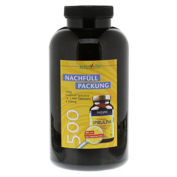 Spirulina Earthrise Nachfüllpackung Tabl 1000 St