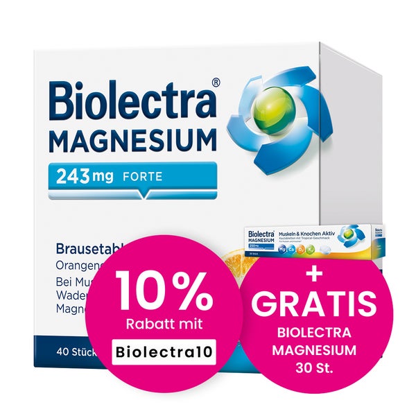 Biolectra Magnesium 243 mg forte Orange 40 St