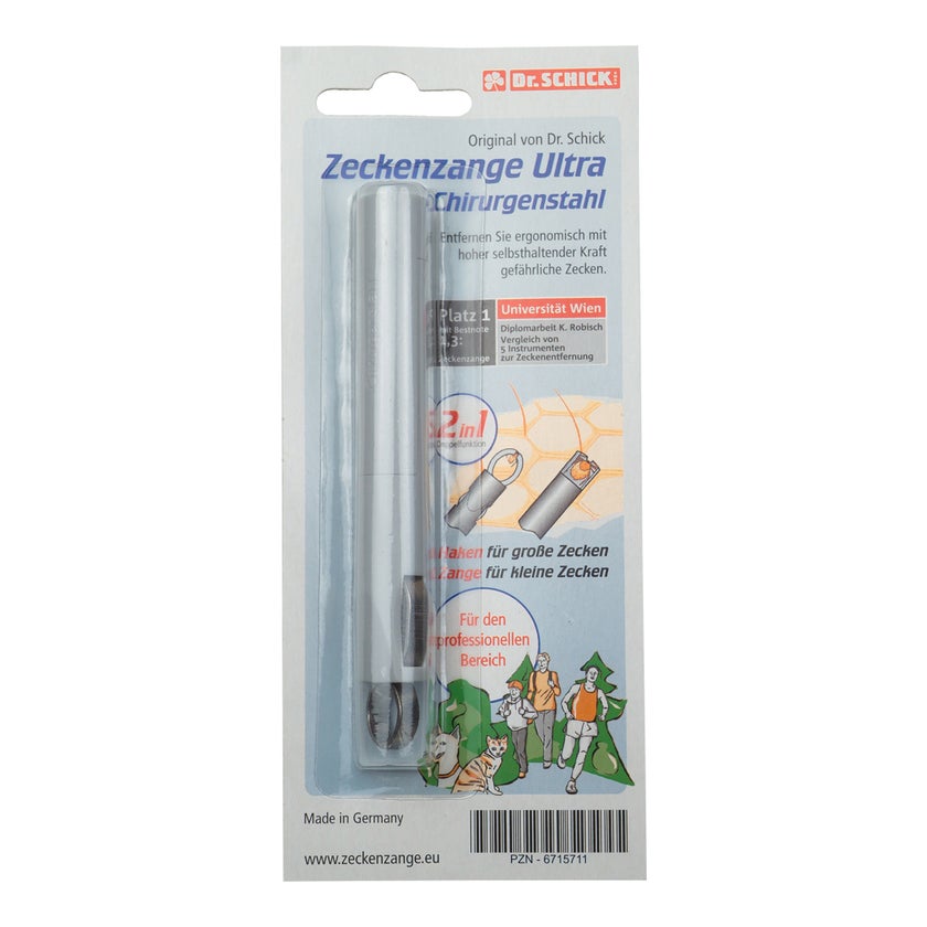 Zeckenzange Ultra Chirurgenstahl Dr. Schick 1 St