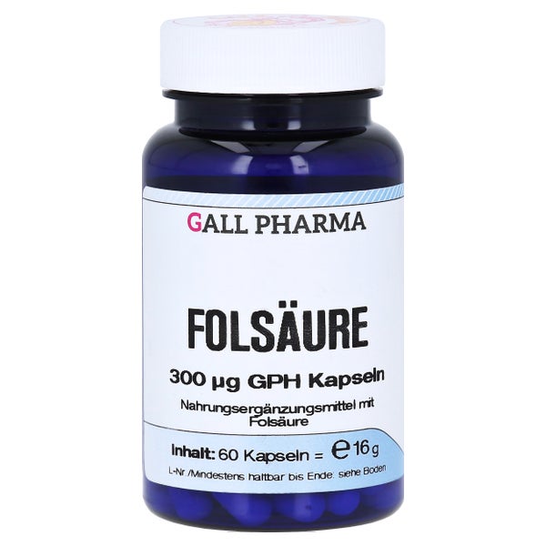 Folsäure 300 µg GPH Kapseln 60 St