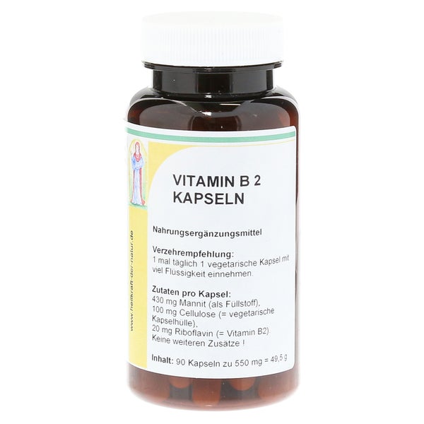 Vitamin B2 20 mg Riboflavin Kapseln 90 St