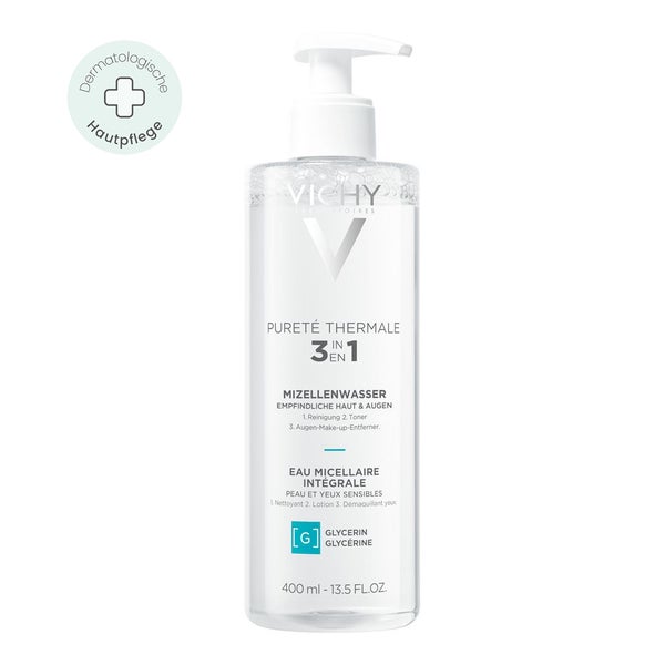 Vichy Pureté Thermale Minéral Mizellen Reinigungsfluid empfindliche Haut 400 ml