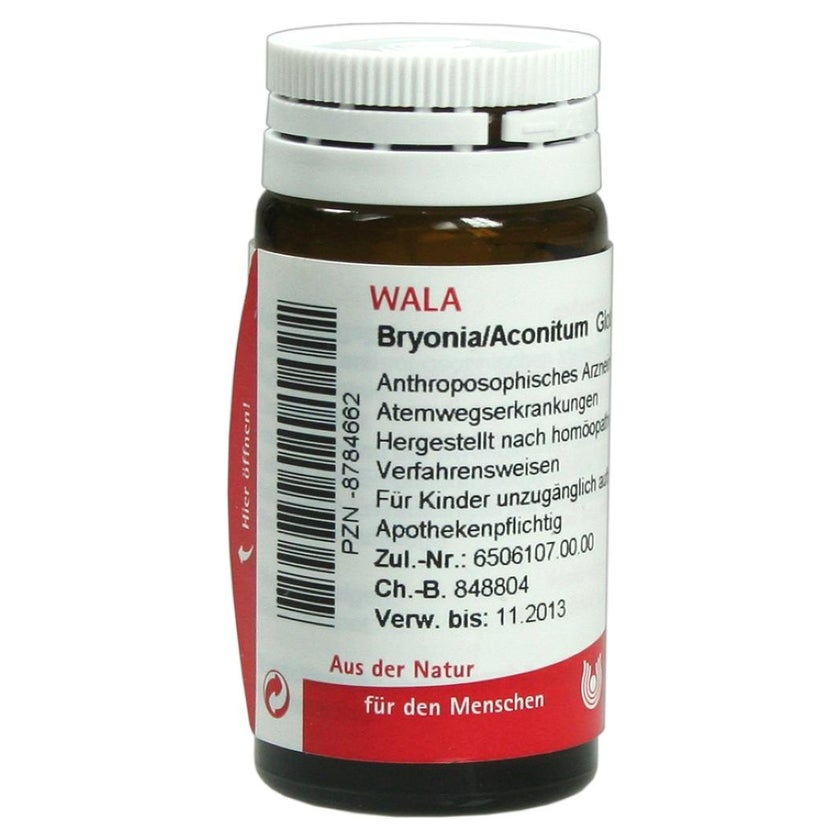 Bryonia Aconitum Globuli 20 g
