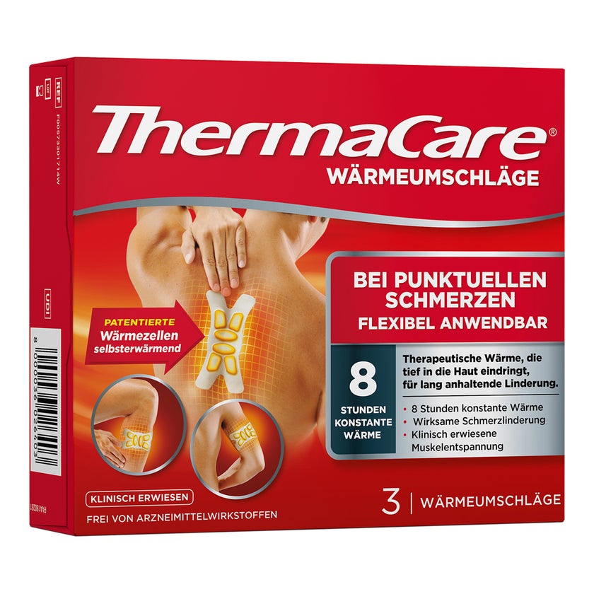 ThermaCare Wärmeauflagen punktuelle Schmerzen 3 St