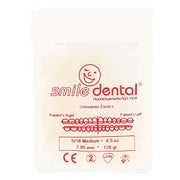 Produktabbildung: Zahnspangengummis naturfarben 5/16 Med 100 St