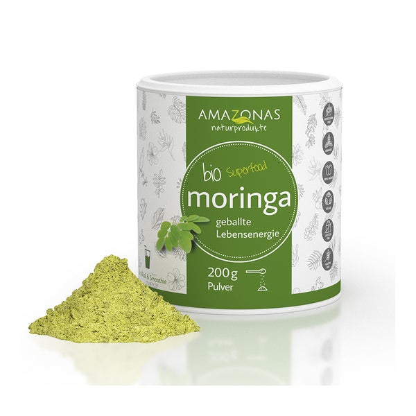Amazonas Moringa Bio Pulver 100% pur 200 g