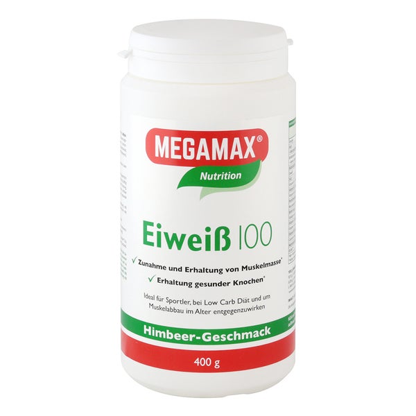 MEGAMAX Eiweiß 100 HIMBEERE 400 g