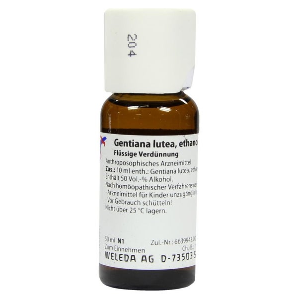 Gentiana Lutea D 1 Dilution 50 ml