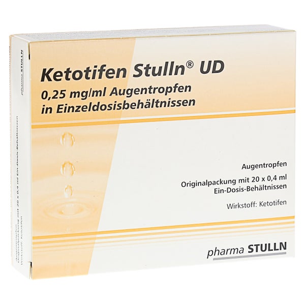 Ketotifen Stulln UD Augentropfen Einzeld 20X0,4 ml