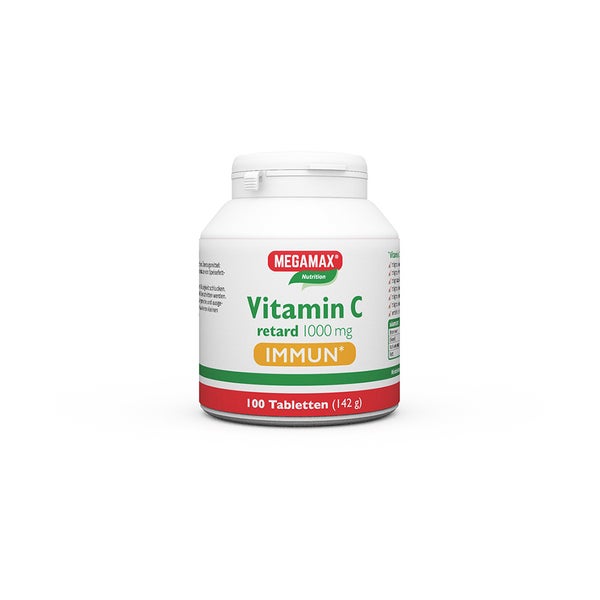 MEGAMAX Vitamin C retard 1000 mg IMMUN 100 St
