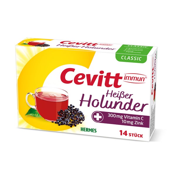 Cevitt Immun Heißer Holunder classic Gra 14 St