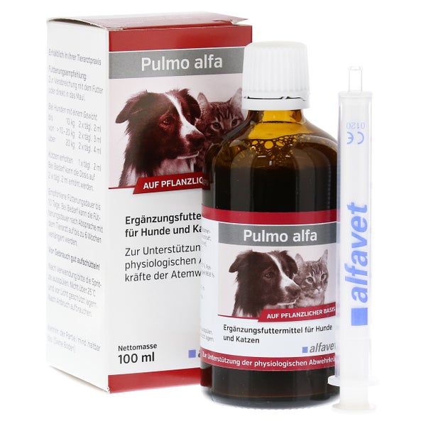 Pulmo ALFA Ergänzungsfutterm.flüss.f.hun 100 ml