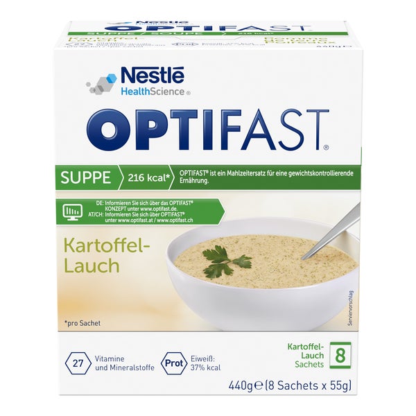 Optifast Suppe Kartoffel-lauch Pulver 8X55 g