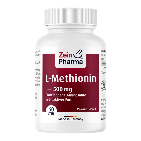 L Methionin Kapseln 500 mg 60 St