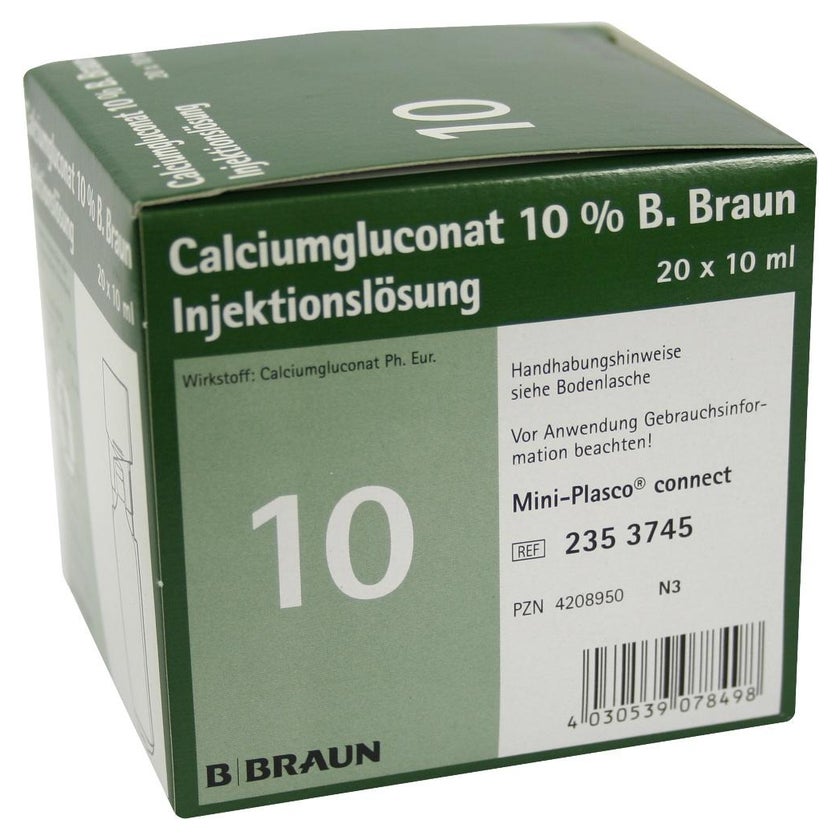 Calciumgluconat 10% MPC Injektionslösung 20X10 ml