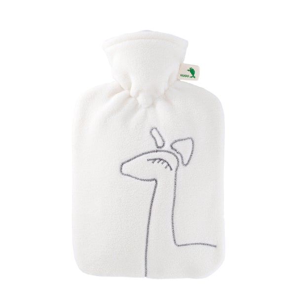Wärmflasche Klassik 1,8 l Doublefleece weiß 1 St