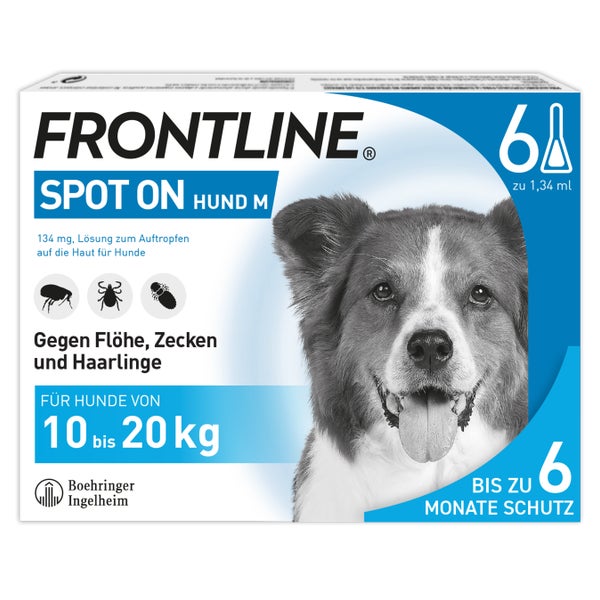 FRONTLINE SPOT-ON - Hund M 10-20 kg 6 St