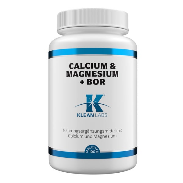 Klean Labs Calcium & Magnesium + Bor 100 St