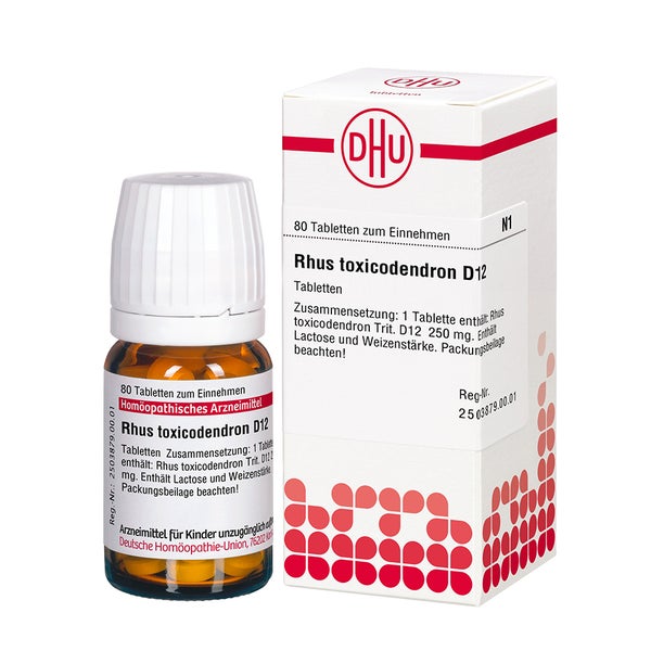 RHUS Toxicodendron D 12 Tabletten 80 St