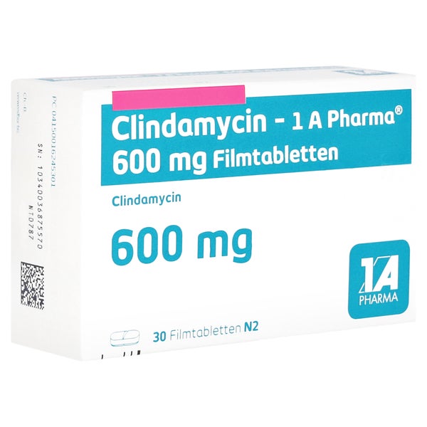 CLINDAMYCIN-1A Pharma 600 mg Filmtabletten 30 St