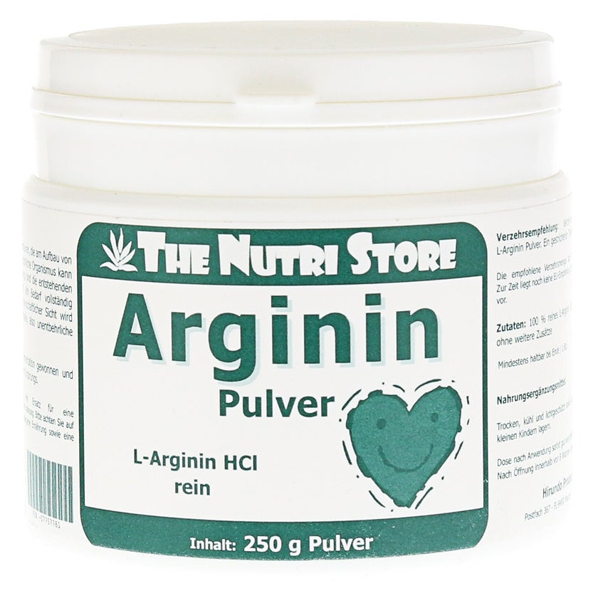 Arginin HCL 100% rein Pulver 250 g