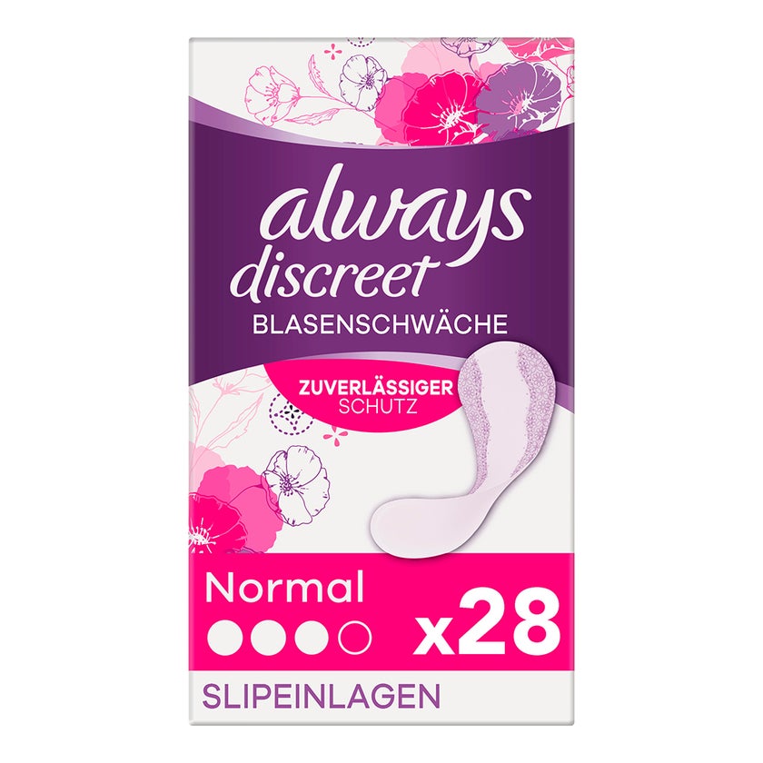 Always Discreet Inkontinenz-Slipeinlagen Normal 28 St