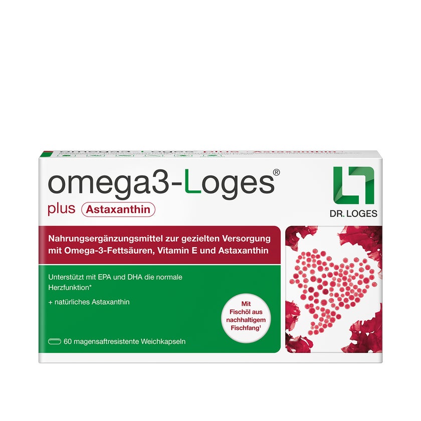 omega3-Loges plus Astaxanthin 60 St