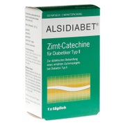 Produktabbildung: Alsidiabet Zimt-catechine F.diab.typ II 60 St