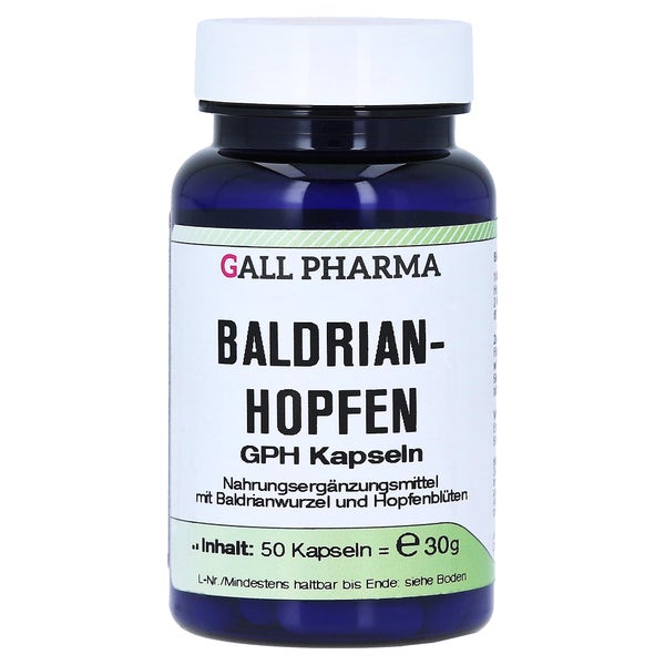 Baldrian Hopfen GPH Kapseln 50 St