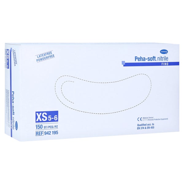 Hartmann Peha-soft nitrile fino Untersuchungshandschuhe blau Gr. XS 150 St