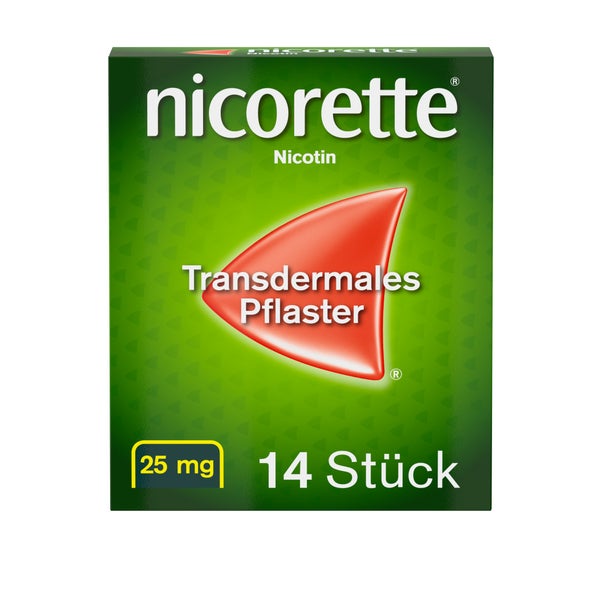 nicorette TX Pflaster 25mg Nikotin 14 St