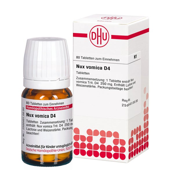 NUX Vomica D 4 Tabletten 80 St