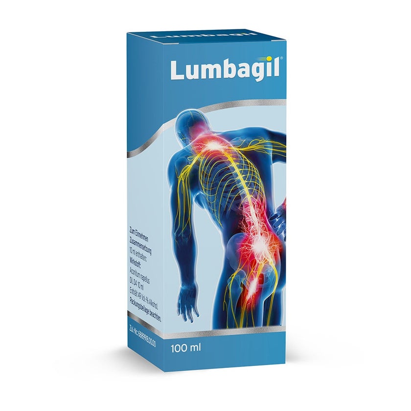 LUMBAGIL® Tropfen bei Nervenschmerzen und Ischias 100 ml