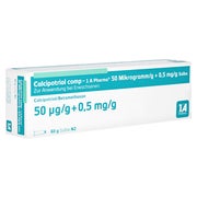 CALCIPOTRIOL comp-1A Pharma 50 µg/g+0,5 mg/g Salbe 60 g