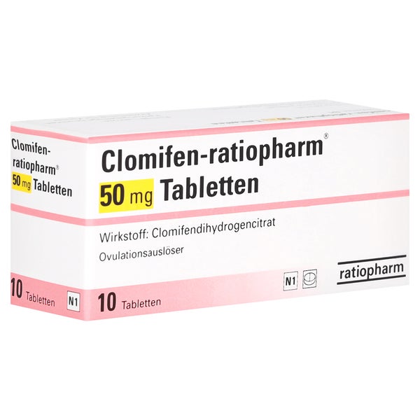 Clomifen-ratiopharm 50 mg Tabletten 10 St