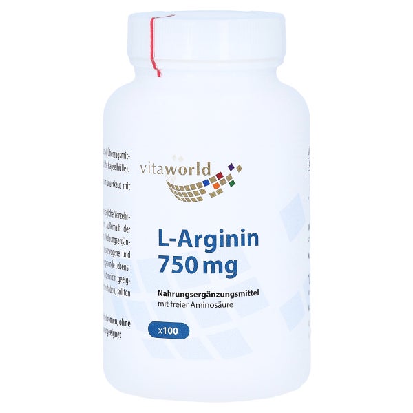 Arginin 750 mg Kapseln 100 St