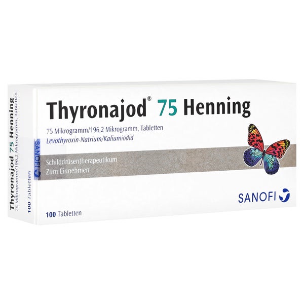 Thyronajod 75 Henning Tabletten 100 St