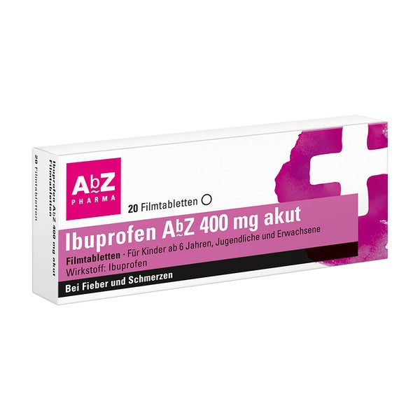 Ibuprofen AbZ 400 mg akut Filmtabletten 20 St