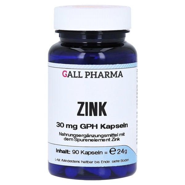 ZINK 30 mg GPH Kapseln 90 St