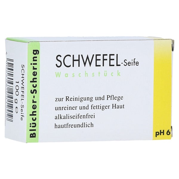 Schwefel Seife Blücher Schering 100 g