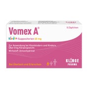 Produktabbildung: Vomex A Kinder Suppositorien 5 St