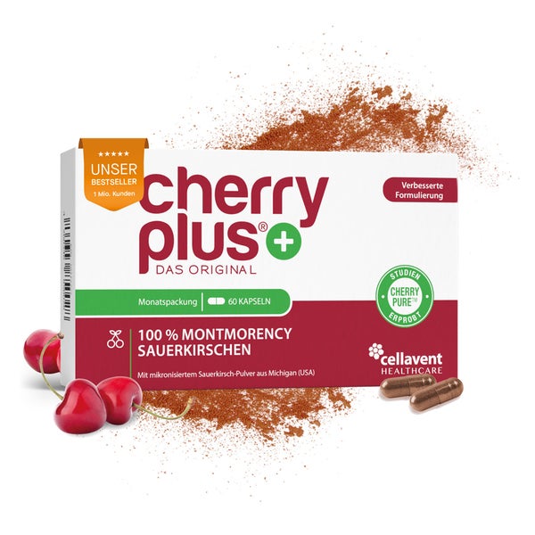 Original Montmorency Sauerkirschen Kapseln – Cherry PLUS® 60 St