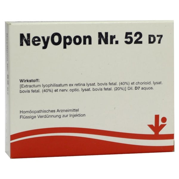 Neyopon Nr.52 D 7 Ampullen 5X2 ml
