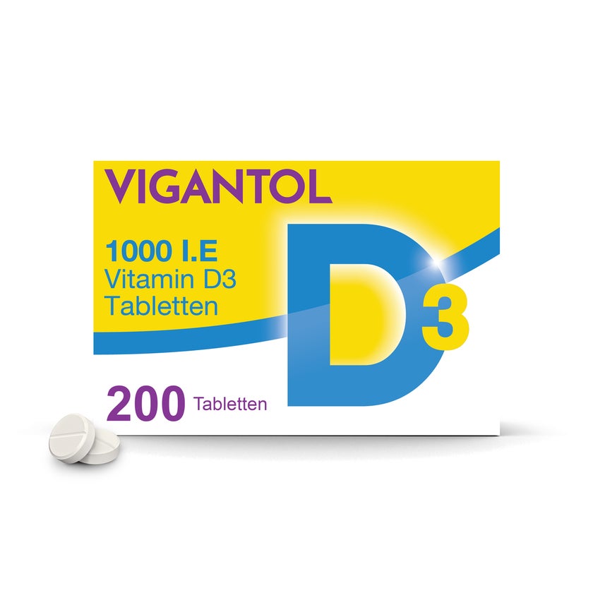 VIGANTOL 1000 I.E. Vitamin D3 Tabletten 200 St