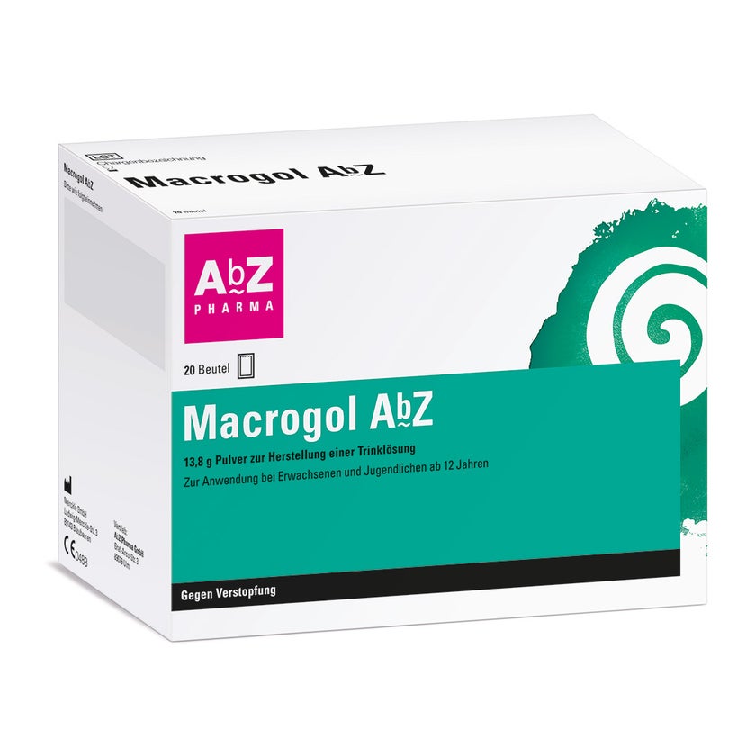 Macrogol AbZ Plv.z.her.e.lsg.z.einnehmen 20 St