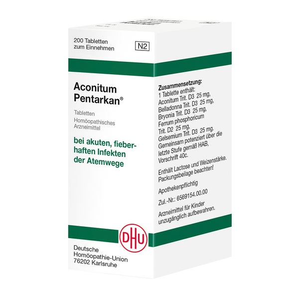 Aconitum Pentarkan Tabletten 200 St